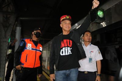 Senangnya Pemudik Jateng di Jakarta Difasilitasi Mudik KA Gratis dari Ganjar