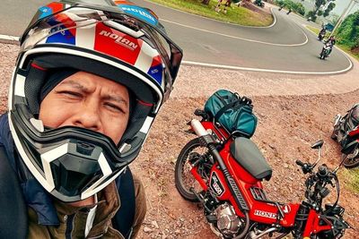 Ariel NOAH Mudik Naik Motor: Ati-ati di Jalan Aa Boril