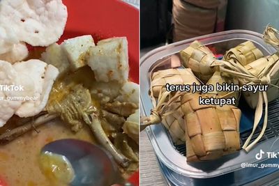 Viral Vibes Rumah Pria Non Muslim Berasa Lebaran, Sampai Ada Ketupat Sayur!