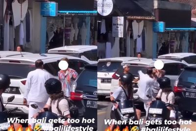Viral Warga Bali Baku Hantam Sama Bule di Jalan, Polisi: Kita Selidiki!