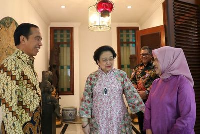Presiden Jokowi Halalbihalal ke Kediaman Megawati: Ngomongin Ganjar Pranowo?
