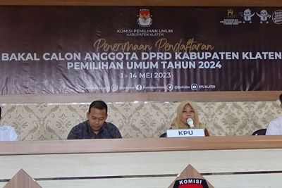 Sesuai Tahapan, KPU Klaten Sudah Membuka Pendaftaran Bakal Calon Legislatif