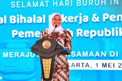 May Day, Menaker Ajak Organisasi Buruh - Pengusaha Kompak Jawab Tantangan Ketenagakerjaan