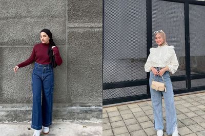 9 Inspirasi OOTD Celana Jeans untuk Pengguna Hijab, Kekinian!