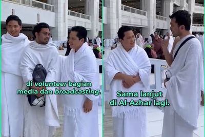Bertemu Mahasiswa Al-Azhar di Mekah, Erick Thohir: Senang Kerja Bareng Anak Muda