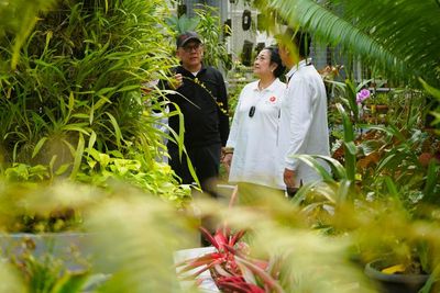 Momen HUT Ke-206 Kebun Raya Bogor, Megawati Resmikan Rumah Kaca Anggrek Soedjana Kassan