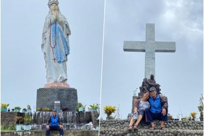Berkunjung ke Wisata Rohani Patung Bunda Maria di Bukit Wolowio Bajawa 