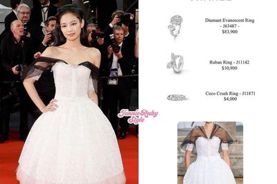 Jennie BLACKPINK di Red Carpet Festival Film Cannes 2023 Menggunakan Gaun Cantik dan Mewah