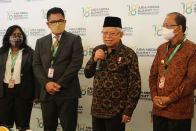 Wapres Ma ruf Amin Sebut Menteri yang Nyaleg Bisa Saja Kena Reshuffle