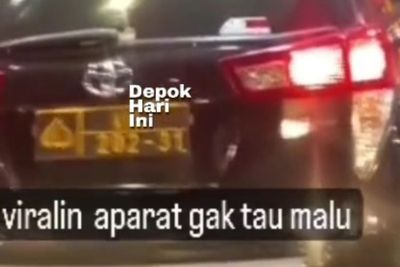 Viral Mobil Berpelat Dinas Polri Ogah Bayar Tol, Polres Depok Turun Tangan!