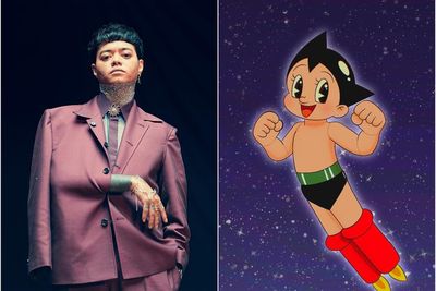 Potret Reza Arap Pakai Boots Merah Cosplay Jadi Astro Boy Ramai Disorot: Aurat Bang