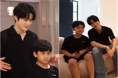 Potret Rafathar Bertemu Jaehyun NCT di Andara, Kompak Pakai Baju Hitam Bak Kakak Adik