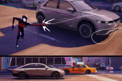2 Kendaraan Listrik Hyundai Jadi Bintang di Film Spider-Man: Across the Spider-Verse