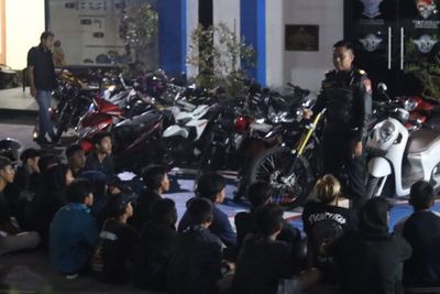 44 Unit Sepeda Motor di Kota Blitar Dijaring Polisi Hasil Operasi Balap Liar