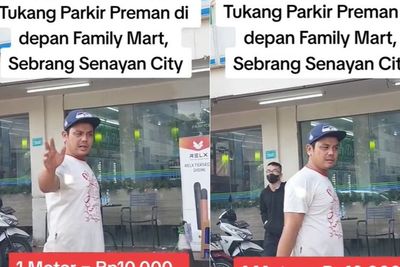 Viral Parkiran di Depan Senayan City Getok Harga Tinggi, Pelakunya Langsung Dibawa Polisi