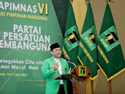 Buka Rapimnas PPP, Mardiono Gaungkan Kader untuk Sosialisasikan Ganjar Pranowo