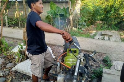 Keren! Pria di Jambi Berhasil Modifikasi Motor Pakai Gas LPG 3 Kg