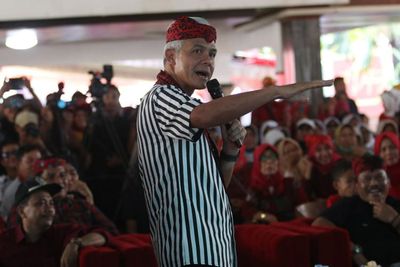 Ikrarkan Pemenangan Ganjar Pranowo, Ini Harapan Buruh di Cirebon