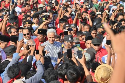 Gerakan Wanita Nelayan Pangandaran Deklarasi Dukungan Ganjar Presiden 2024