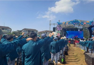 OSKM ITB 2024 Dimulai, Antusiasme Mahasiswa Baru pun Tampak Jelas