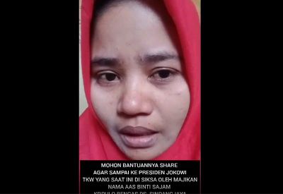 Viral TKW Asal Bekasi Minta Bantuan Presiden Agar Dipulangkan, Disiksa dan Diberi Makan Sampah di Arab Saudi