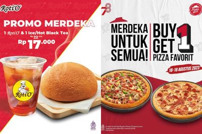 10 Promo Kemerdekaan 17 Agustus 2023, ada Makanan dan Minuman!