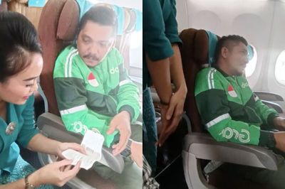 Viral Video Driver Ojol Naik Pesawat Garuda dari Medan ke Jogja Ngaku Dapat Orderan Bakpia, Begini Faktanya