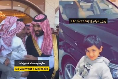 Dermawan! Pangeran Arab Mohammed Bin Salman Al Saud Kabulkan Keinginan Bocah yang Minta Mobil Mercedes Benz