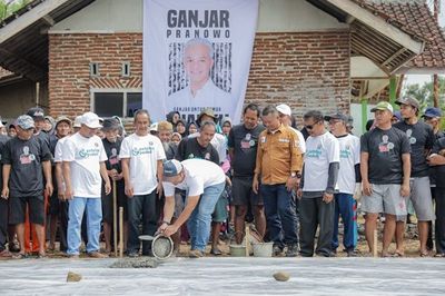 Petebu Ganjar Bikin Lapangan Serbaguna hingga Perbaiki Jalan, Disambut Positif Warga Ciamis