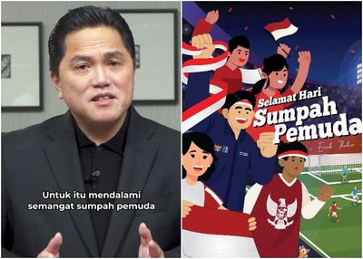 Peringati Hari Sumpah Pemuda, Erick Thohir Ajak Anak Muda Maju Tak Mager! Demi Indonesia Lebih Baik