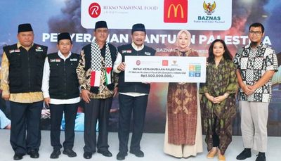 Usai Heboh Seruan Boikot, McDonald s Indonesia Sumbang Rp1,5 M untuk Palestina Melalui Baznas