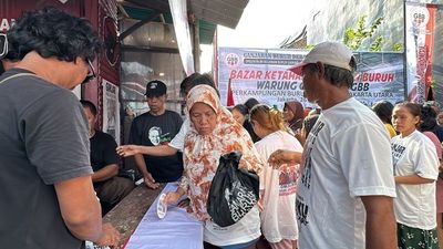 Wujudkan Ketahanan Pangan, Relawan Ganjar Hadirkan Bazar Murah untuk Warga Jakut