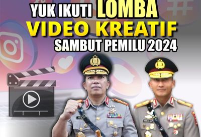 Polda Banten Gelar Lomba Video Kreatif Bertemu Pemilu untuk Masyarakat Umum, Hadiahnya Puluhan Juta!