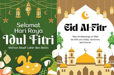 13 Contoh Gambar Poster Hari Raya Idul Fitri 2024, Terbaru!