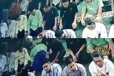 Viral Detik-detik Seorang Jemaah Masjid Meninggal Dunia Usai Salat Jumat di Balikpapan