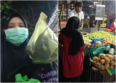 Wanita Ini Perlihatkan Murahnya Harga Sembako di Pasar India, Telur Rp1000 Bisa Bayar Pake QRIS!