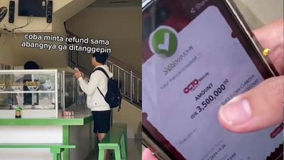 Kelebihan Pencet Angka 0 Pas Bayar Warteg Sampai Rp3,5 Juta, Pria Ini Panik saat Dicuekin Minta Refund