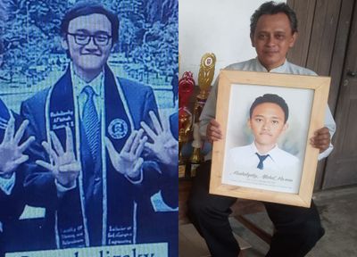 Musholizaky Aflahal Mu min: Anak Pedagang Plastik Pasar Lebak Boyolali Lulus Sarjana Metalurgi ITB dengan IPK 4