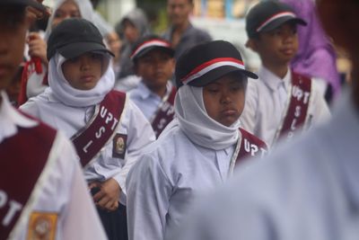 Haru, Momen Anak SLBN 1 Parepare Ikut Lomba Gerak Jalan dengan Semangat Membara