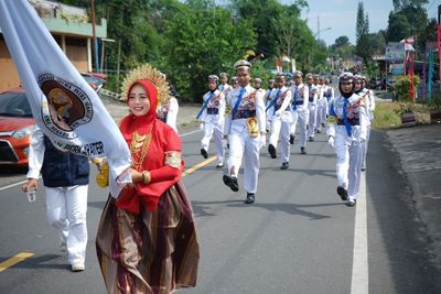 Supaya Acara Gerak Jalan dan Karnaval di Maiwa Aman, Panitia Libatkan Pihak Berwajib