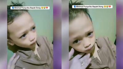 Viral Anak Kecil Nangis Sesegukan Usai Dibercandain Teman Karena Ibunya Sudah Tiada