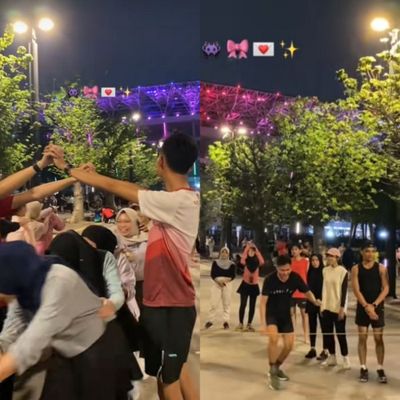 Viral! Keseruan Muda-Mudi Nostalgia dengan Permainan Tradisional di Gelora Bung Karno, Netizen : Indahnya Jaman Dulu