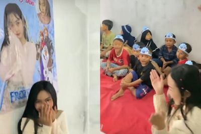 Viral! Remaja Wanita Rayakan Ulang Tahun dengan Cara Unik, Undang Bocah untuk Meriahkan Acara, Netizen : Aku Gak Diundang?