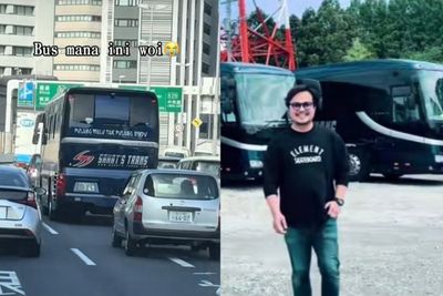 Viral Bus Bertuliskan Pulang Malu Tak Pulang Rindu di Jepang, Ternyata Pemiliknya Orang Indonesia!