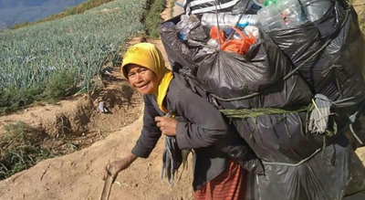 Kisah Inspiratif Mbah Bingah, Pemungut Sampah Gunung Merbabu: Pendaki Lihatlah Ini!