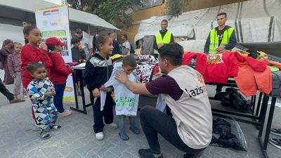 Warga Palestina Bakal Alami Musim Dingin, Lazismu Salurkan 562 Paket Bantuan