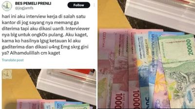 Kisah Inspiratif Seorang Pria Diberi Ongkos Pulang oleh Perusahaan Setelah Gagal Interview