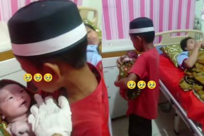 Viral! Momen Haru Suara Merdu Bocah Laki-laki Kumandangkan Adzan untuk Adik yang Baru Lahir sebagai Bentuk Nadzar