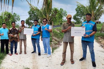 Kabar Gembira! Desa Lapa Taman Sumenep Terima Program CSR Dari PLN UP3 Madura
