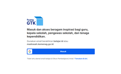 Simak Cara Login Ruang GTK di Aplikasi Rumah Pendidikan, Pengganti Platform Merdeka Belajar